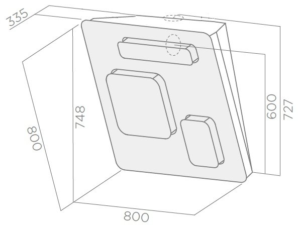 1_5_28 Coifa de Parede Elica Feel