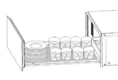 GAVETA AQUECIDA BERTAZZONI MASTER MAST30WDEX