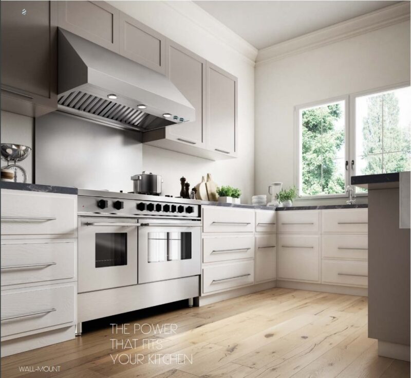 Coifa Dupla de Parede e de Embutir Elica New Calabria 122