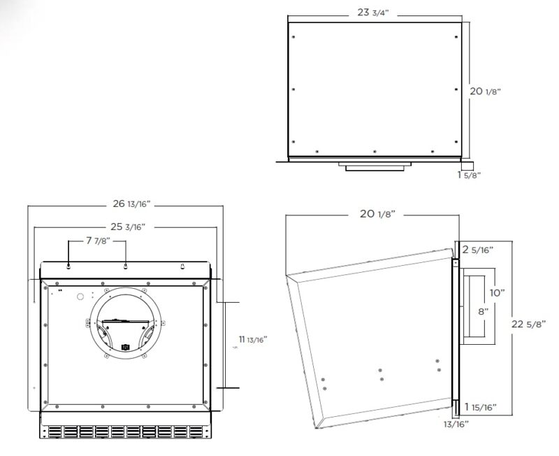 Kit De Motor Duplo Externo Para Coifas Vavano
