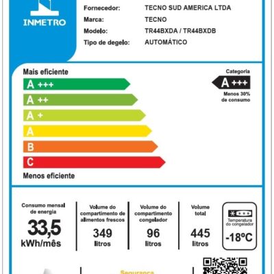 REFRIGERADOR TECNO PROFESSIONAL DUO TR44BX
