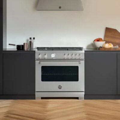 FOGÃO BERTAZZONI MASTER MAS365GASXVLPBN BLACK NICKEL
