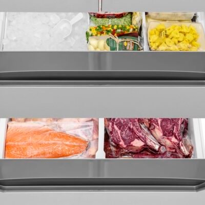 REFRIGERADOR BERTAZZONI MASTER MAS REF36 FDFIXNVBN BLACK NICKEL