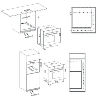 FORNO TECNO ORIGINAL TO73EXDB