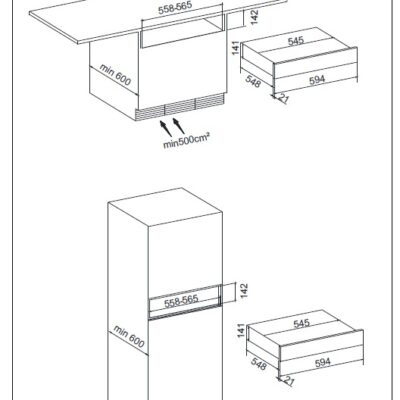 GAVETA AQUECIDA TECNO VINTAGE TG14EXAV2
