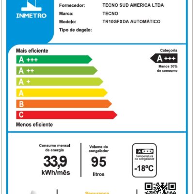 GAVETA REFRIGERADA COM FREEZER TECNO VINTAGE TR10GFXDV2