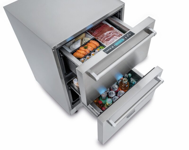 GAVETA REFRIGERADA COM FREEZER TECNO VINTAGE TR10GFXDV2