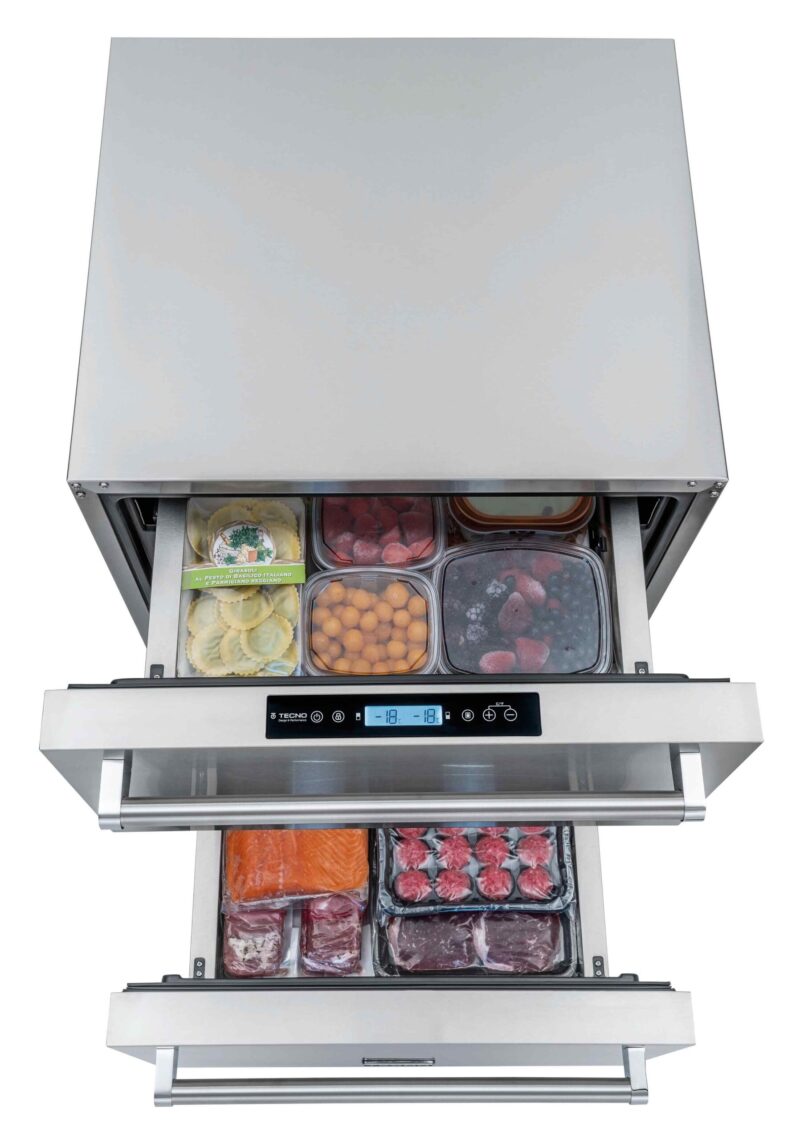 GAVETA REFRIGERADA COM FREEZER TECNO VINTAGE TR10GFXDV2