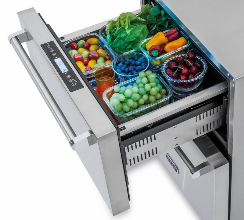 GAVETA REFRIGERADA COM FREEZER TECNO VINTAGE TR10GFXDV2