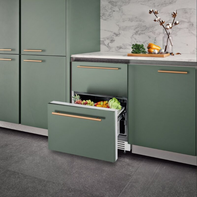 GAVETA REFRIGERADA COM FREEZER TECNO VINTAGE TR10GFXDV2