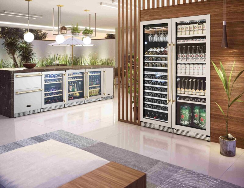 GAVETA REFRIGERADA COM FREEZER TECNO VINTAGE TR10GFXDV2