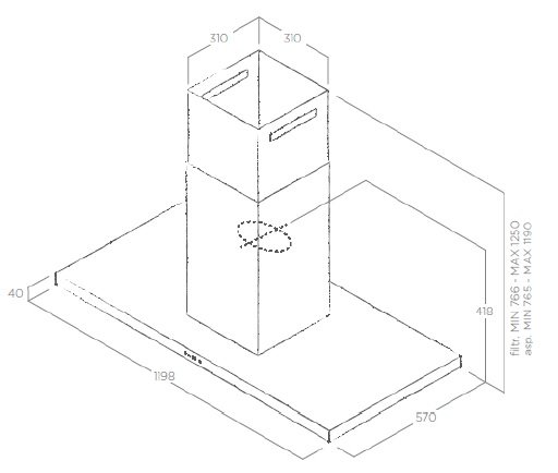 Coifa Tecno Professional Tcp12p
