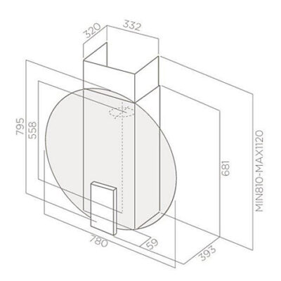 Coifa de Parede Elica Space Black EDS