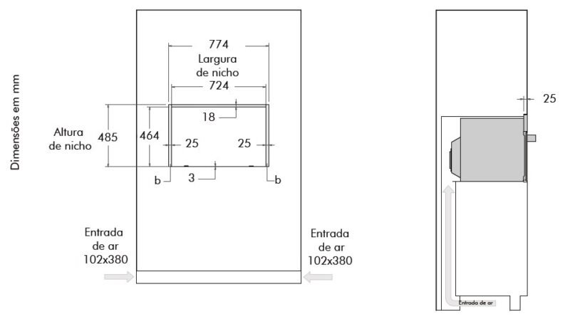 medidas_dos_nichos_bertazzoni_prof_e_mast_30_soex_2 FORNO COMB. COM MICRO-ONDAS BERTAZZONI PROF30SOEX