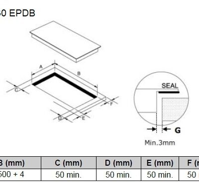 COOKTOP A INDUÇÃO TECNO THVI30 EPDB