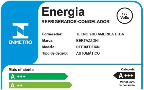 REFRIGERADOR BERTAZZONI MASTER MAS REF36 FDFIXNVG GOLD