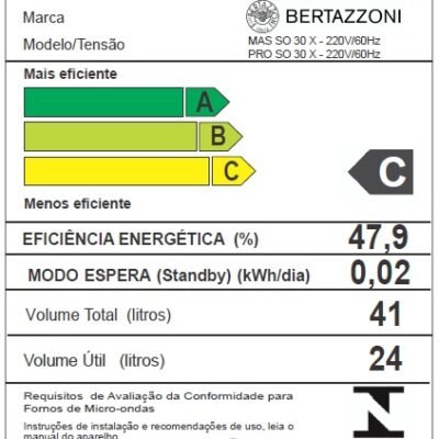 so30_x_5_1 FORNO COMB. COM MICRO-ONDAS BERTAZZONI PROF30SOEX