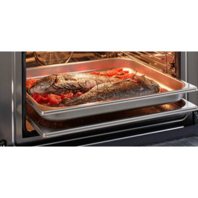4 FORNO COM VAPOR COMB. BERTAZZONI HERITAGE F6011 HERVPTXG