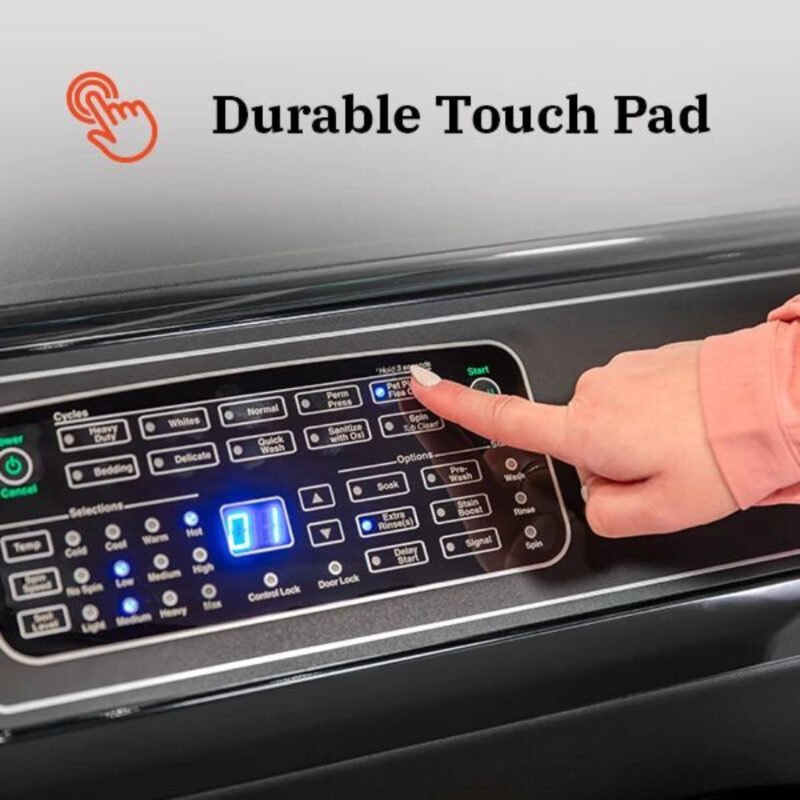 Lavadora e Secadora Elétrica Speed Queen Preta (3) LAVADORA E SECADORA ELÉTRICA SPEED QUEEN