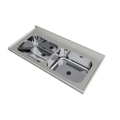 Tampo Lavanderia com Área Rebaixada, Tanque e Cuba Molho | Cevimar