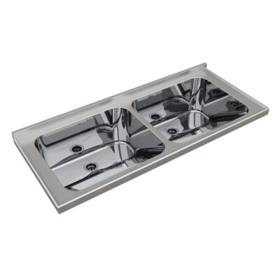 Tampo de Lavanderia com Área Rebaixada e Tanque Duplo TL CT-60 TD