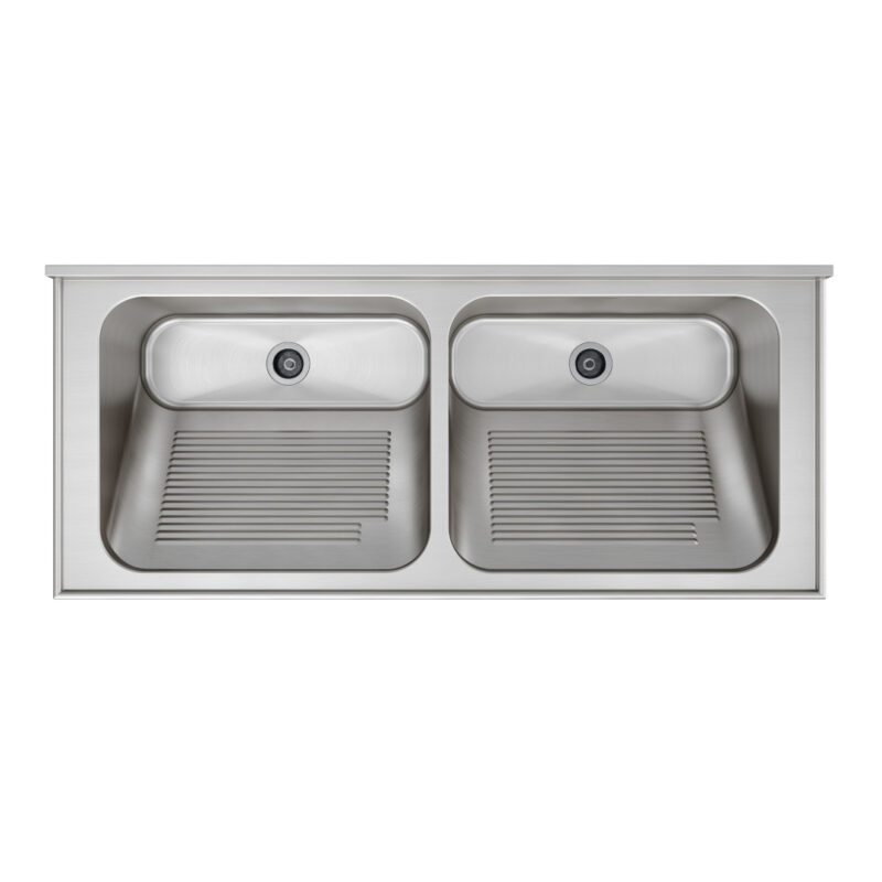 Tampo de Lavanderia com Área Rebaixada e Tanque Duplo TL CT-60 TD