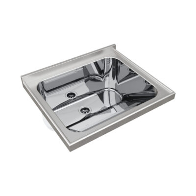 Tampo Lavanderia com Área Rebaixada e Tanque - Escovado