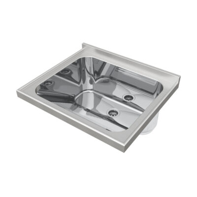 Tampo Lavanderia com Área Rebaixada e Tanque - Escovado