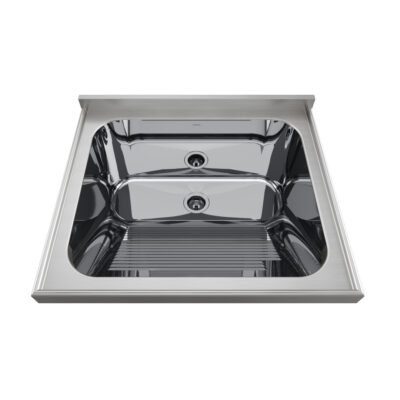 Tampo Lavanderia com Área Rebaixada e Tanque - Escovado