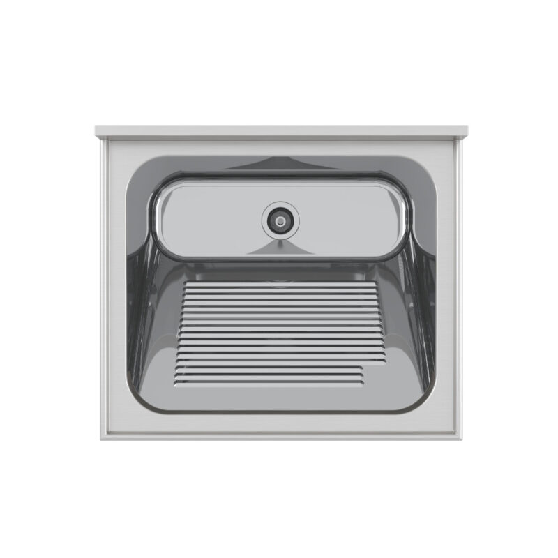 Tampo Lavanderia com Área Rebaixada e Tanque - Escovado