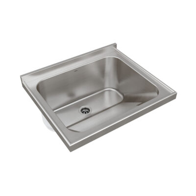 Tampo Lavanderia com Área Rebaixada e Tanque - Escovado