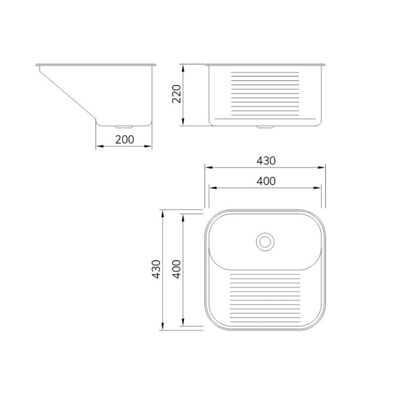 Tanque para Lavanderia CT-40 7 Tanque para Lavanderia CT-40