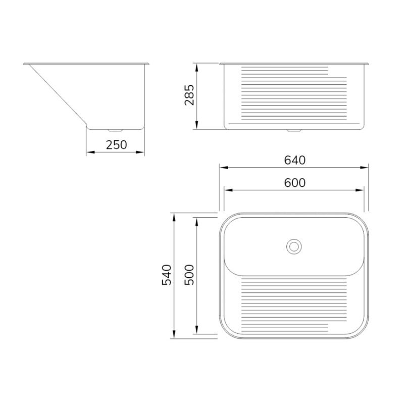 Tanque para Lavanderia CT-60 (7) Tanque para Lavanderia CT-60